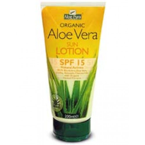 Aloe Pura Organic Aloe Vera Sun Lotion Spf 15 200ml Case Of 6 7738